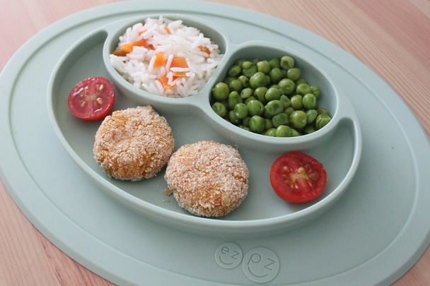 Nuggets de Tofu, Cenoura e Abóbora