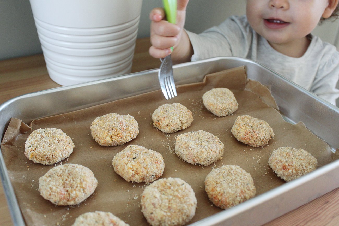 Nuggets de Tofu, Cenoura e Abóbora